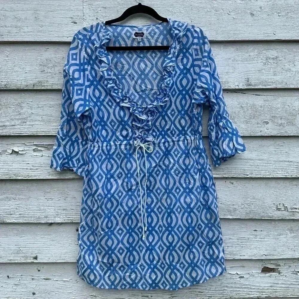 Mudpie womens lightweight swimsuit, cover up in excellent condition size large